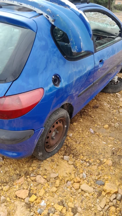 Pejo 206 Kesme Sağ Arka Çamurluk