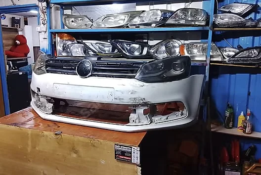 Volkswagen Polo Ön Tampon Farlar Panjur Set Çıkma Orijinal
