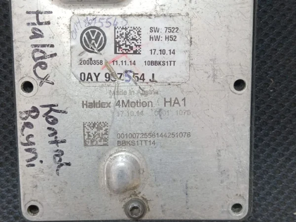 0AY907554J VW Passat B7 / Passat CC (4Motion): 2012 – 2015