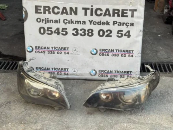 BMW E60 Orjinal Sağ Far Sol Far Takımı