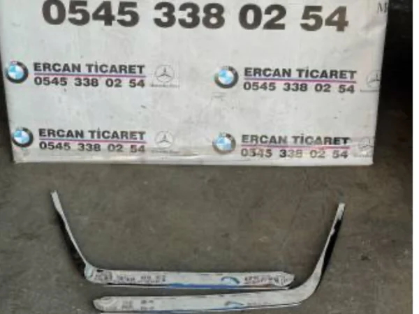 Mercedes W124 Sıfır Ön Tampon Nikelajı Sağ Nikelaj Sol Nikelaj