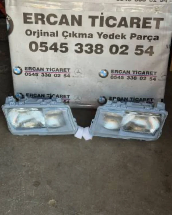 Mercedes W201 190E Sıfır Sağ Far Sol Far
