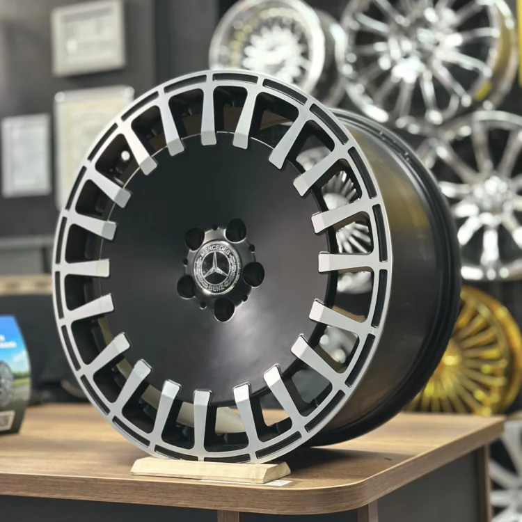 Powcan 19″ 8.5J 5×112 ET37 66.56 Siyah Polisajlı Jant Takımı