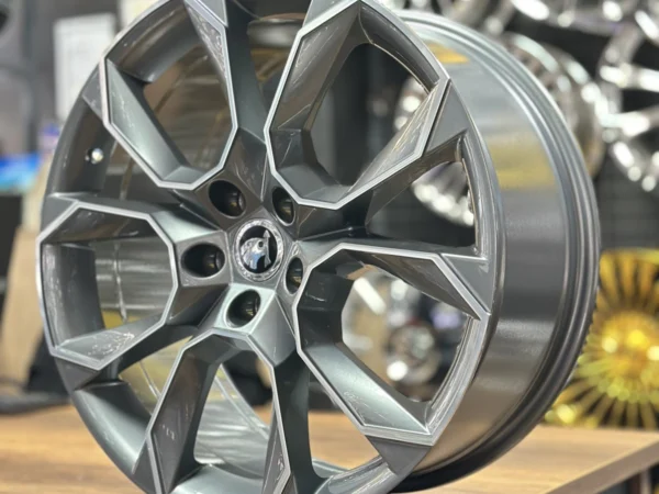 Powcan 19″ 8.5J 5×112 ET45 57.1 Antrasit Polisajlı Jant Takımı