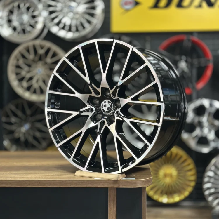 Procast 20″ 8.5J 5×112 ET27 66.6 Siyah Polisajlı Jant Takımı